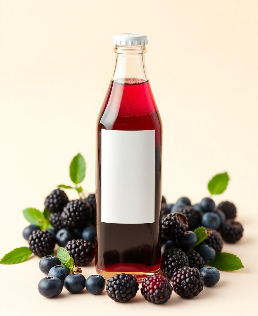Berry Bloom fruit-infused iced tea bottle